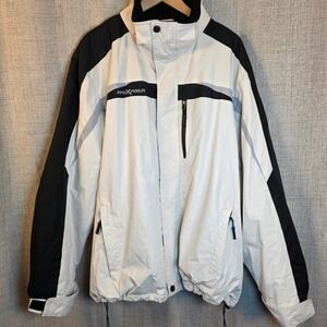 ZeroXposur Evolution Captured Ski Jacket Men's XXL White Black Gray Fleece Lined